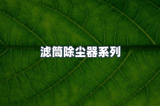 滤筒除尘器系列